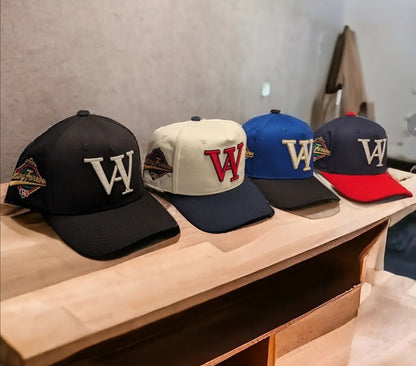 Royal Blue Suede Satin Lined Snapback Blue/Gold/Black