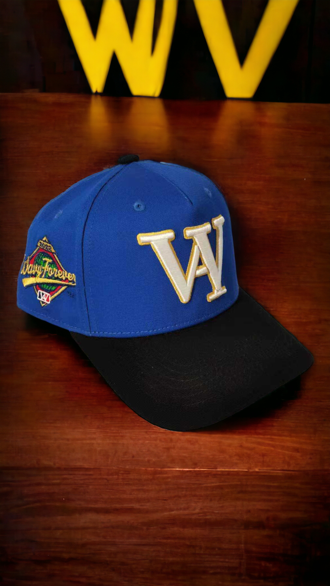 Satin Lined Snapback Blue/Gold/Black